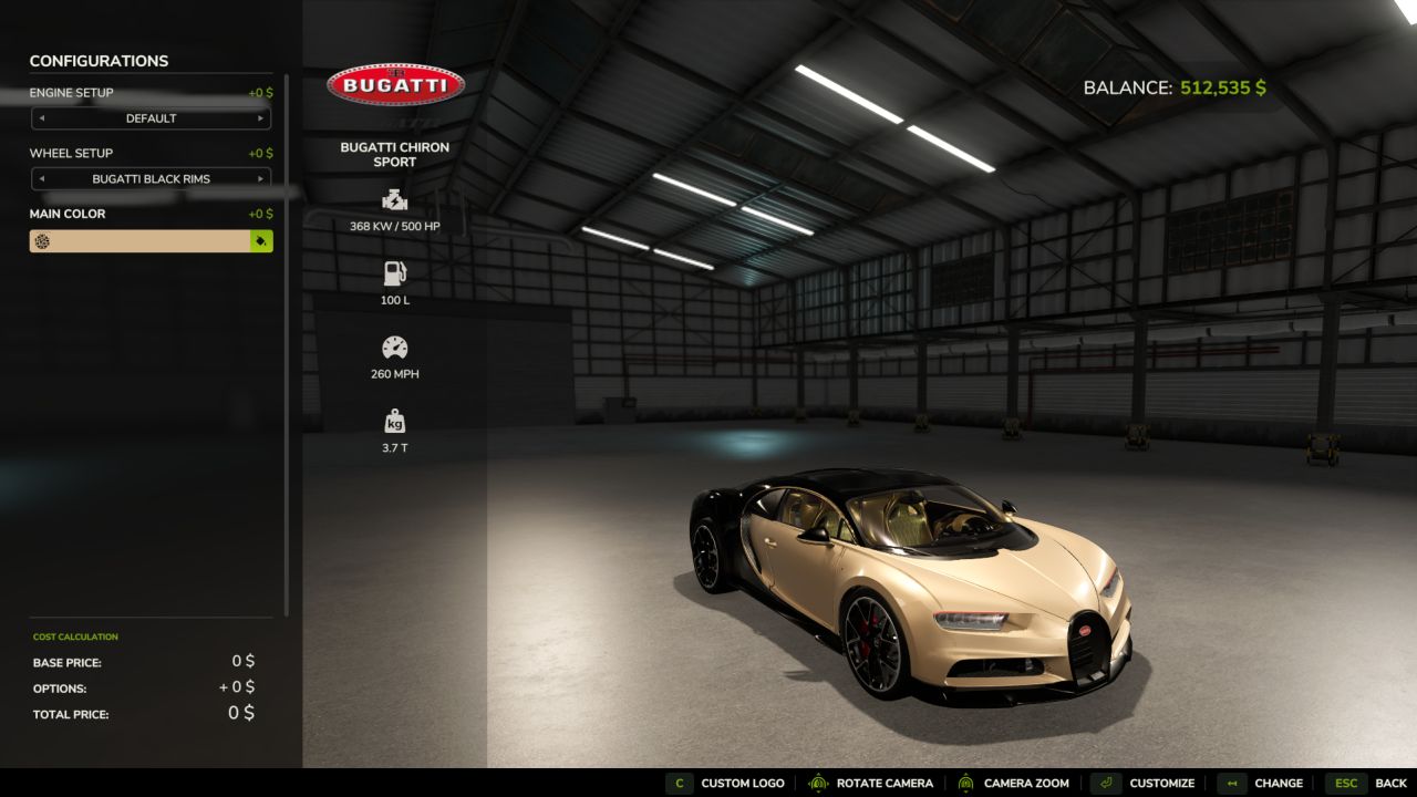 Bugatti Chiron V1.0.1