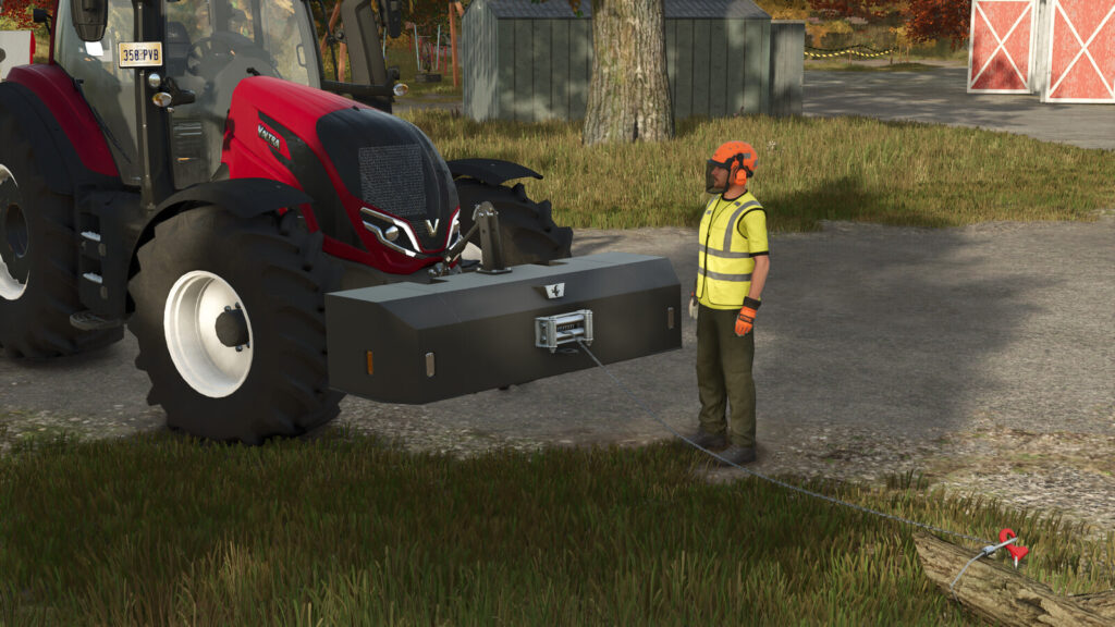 Gewicht mit Winch