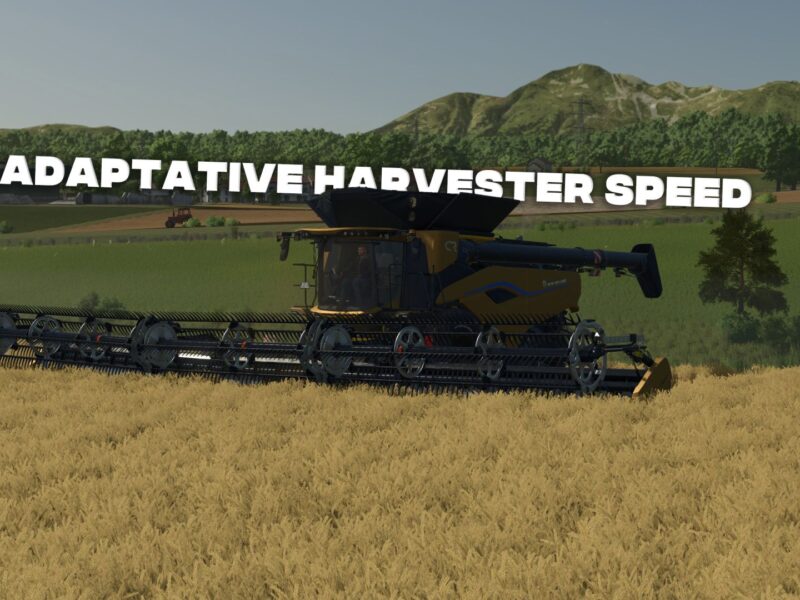 Anpassende Erntegeschwindigkeit Anpassende Erntegeschwindigkeit