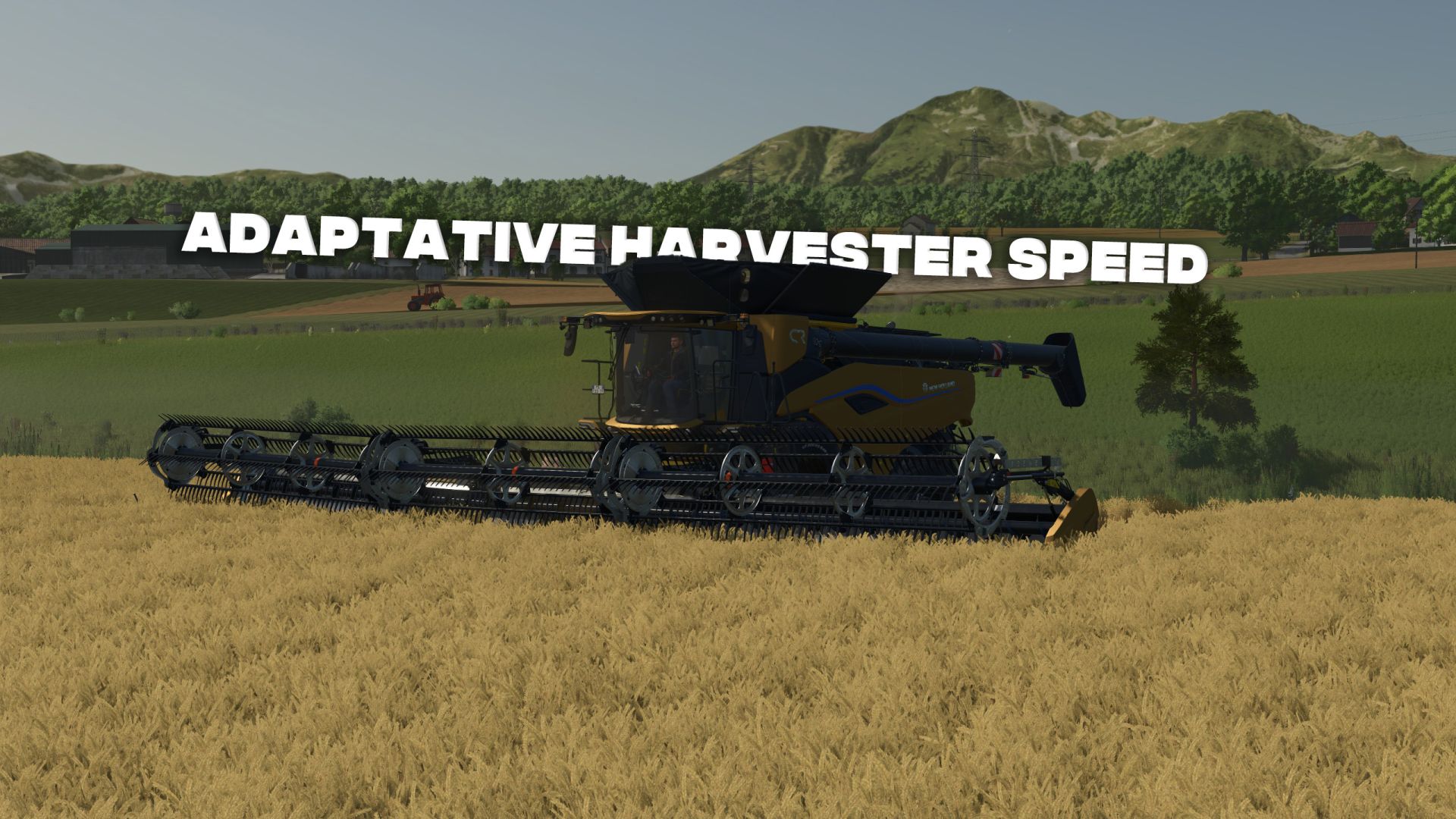 Anpassende Erntegeschwindigkeit