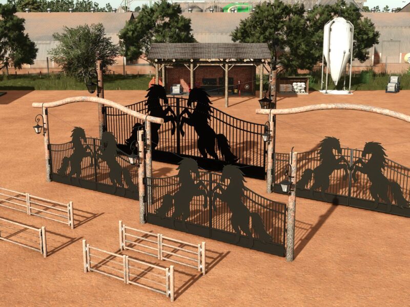 Ranch Gates Zäune Pack