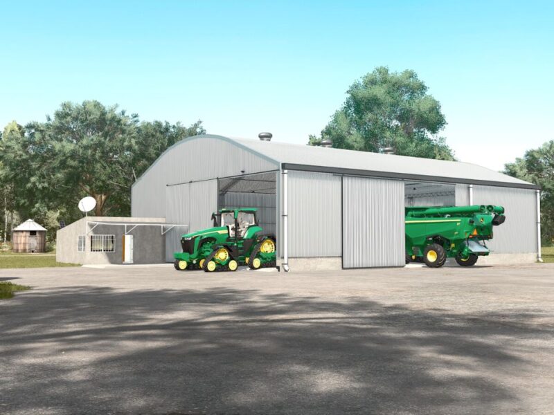 Schuppen Mit Werkstatt Und Büro