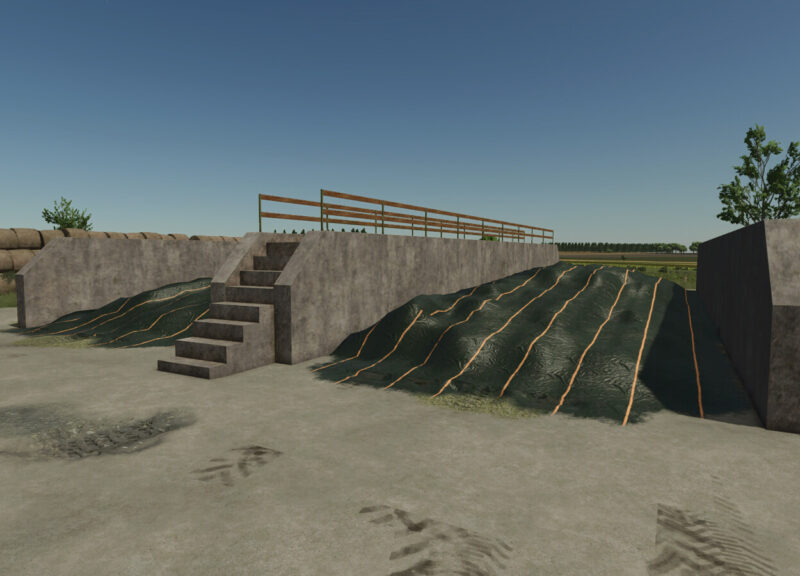 Doppeltes Bunkersilo Doppeltes Bunkersilo