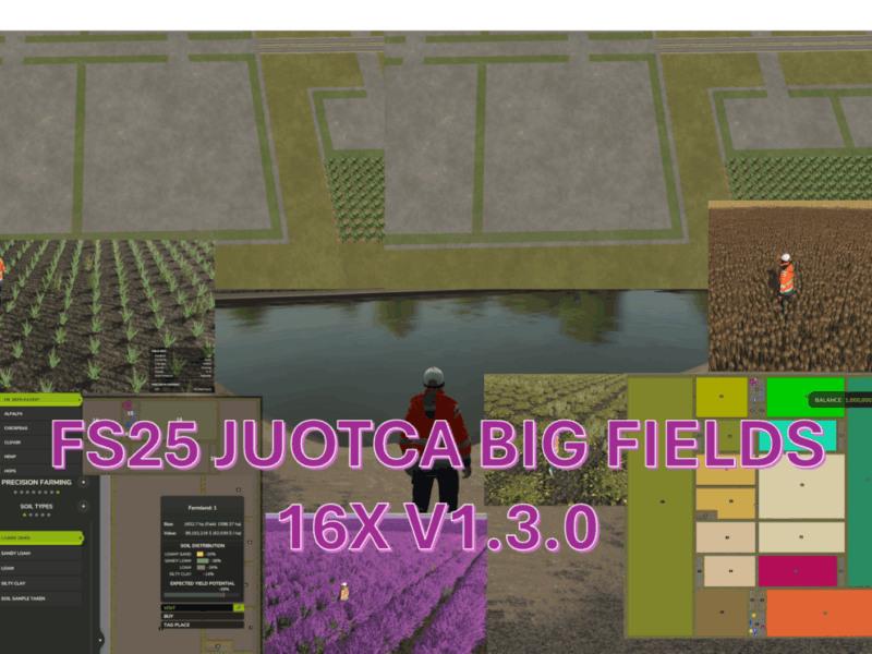 JUOTCA BIG FIELDS 16X