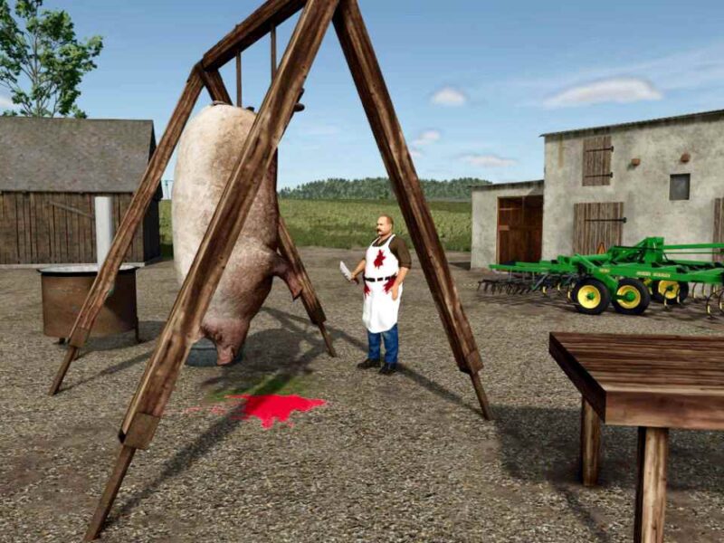 Schweineschlachtdekoration Schweineschlachtdekoration