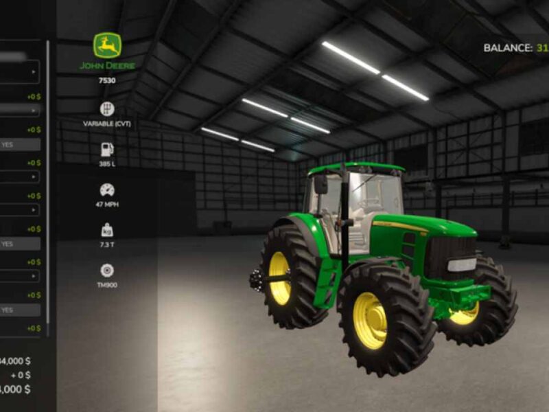 John Deere 7530 John Deere 7530