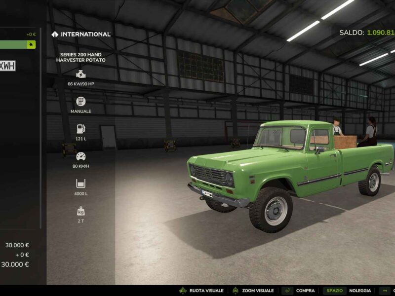 Pickup-Handerntemaschine Pickup-Handerntemaschine