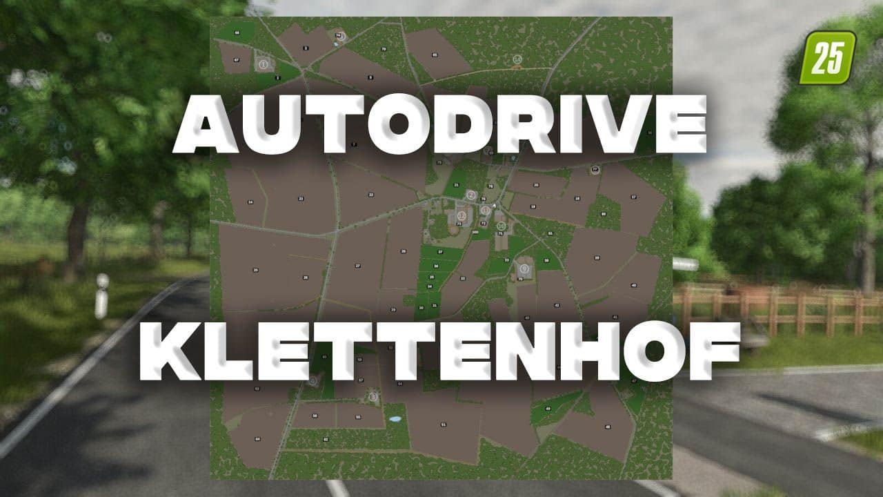Autodrive-Netzwerk für die Karte Klattenhof Autodrive-Netzwerk für die Karte Klattenhof
