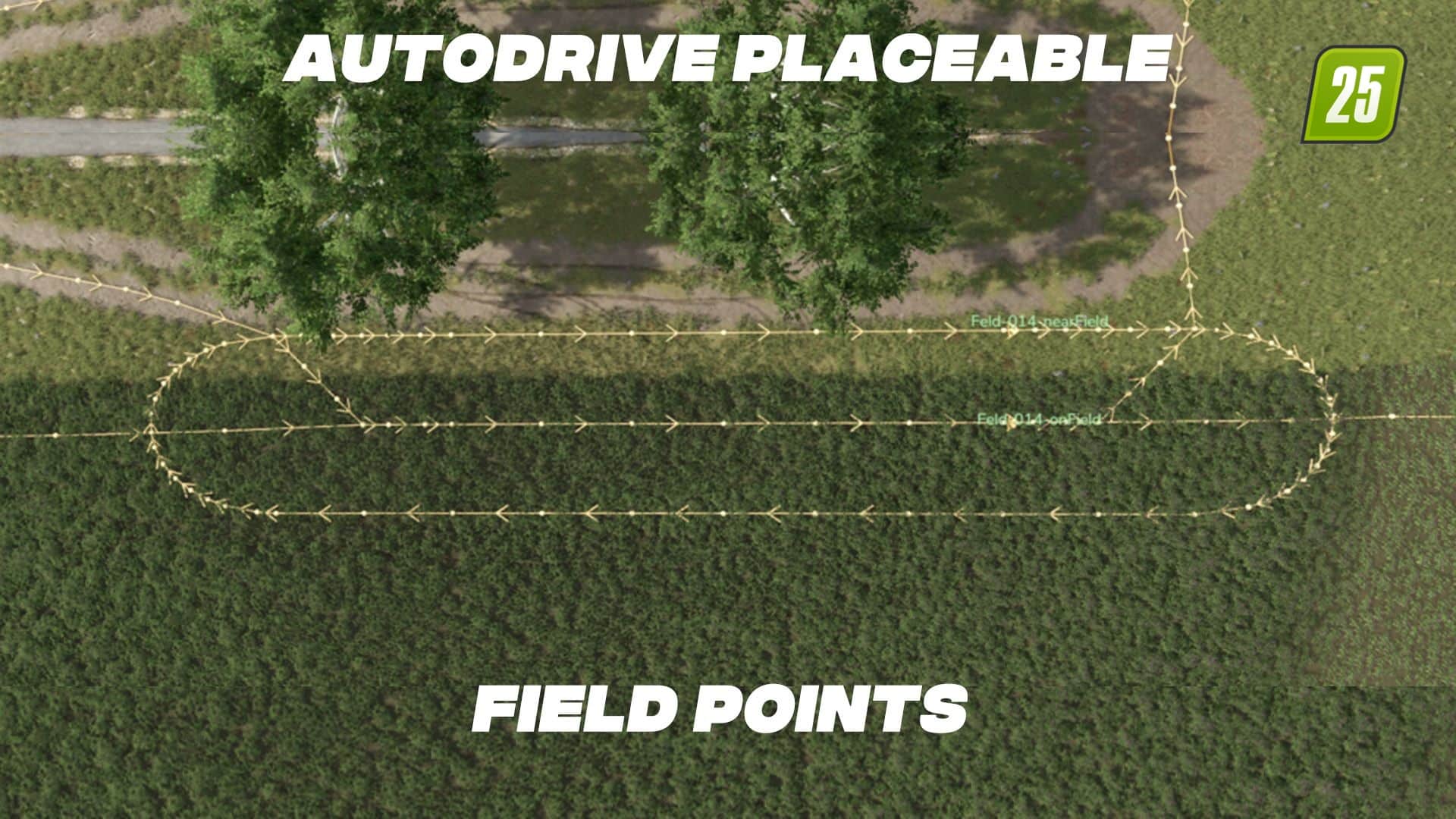 Mit AutoDrive platzierbarer Feldpunkt Mit AutoDrive platzierbarer Feldpunkt