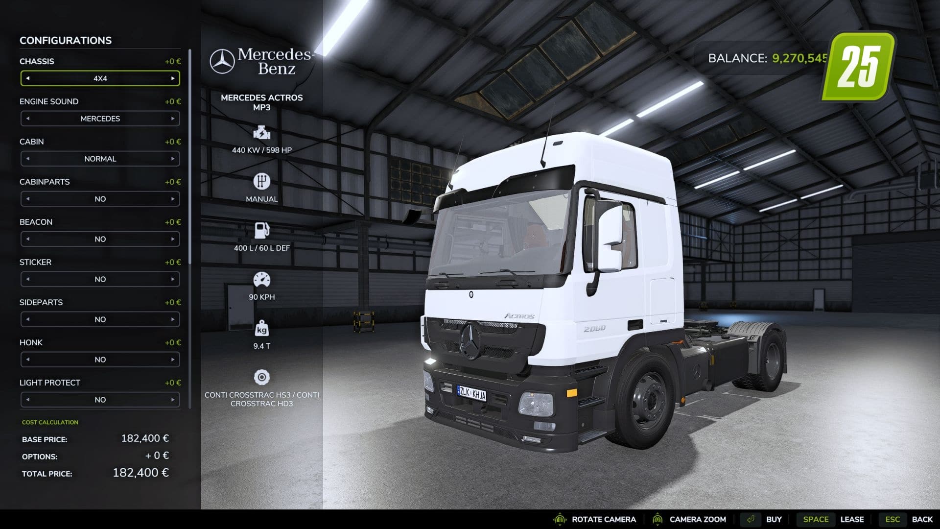Mercedes Actros MP3 Mercedes Actros MP3